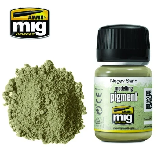 PIGMENT Negev Sand - AMMO by MIG Jimenez A.MIG-3024 PIGMENT Negev Sand - AMMO by MIG Jimenez A.MIG-3024