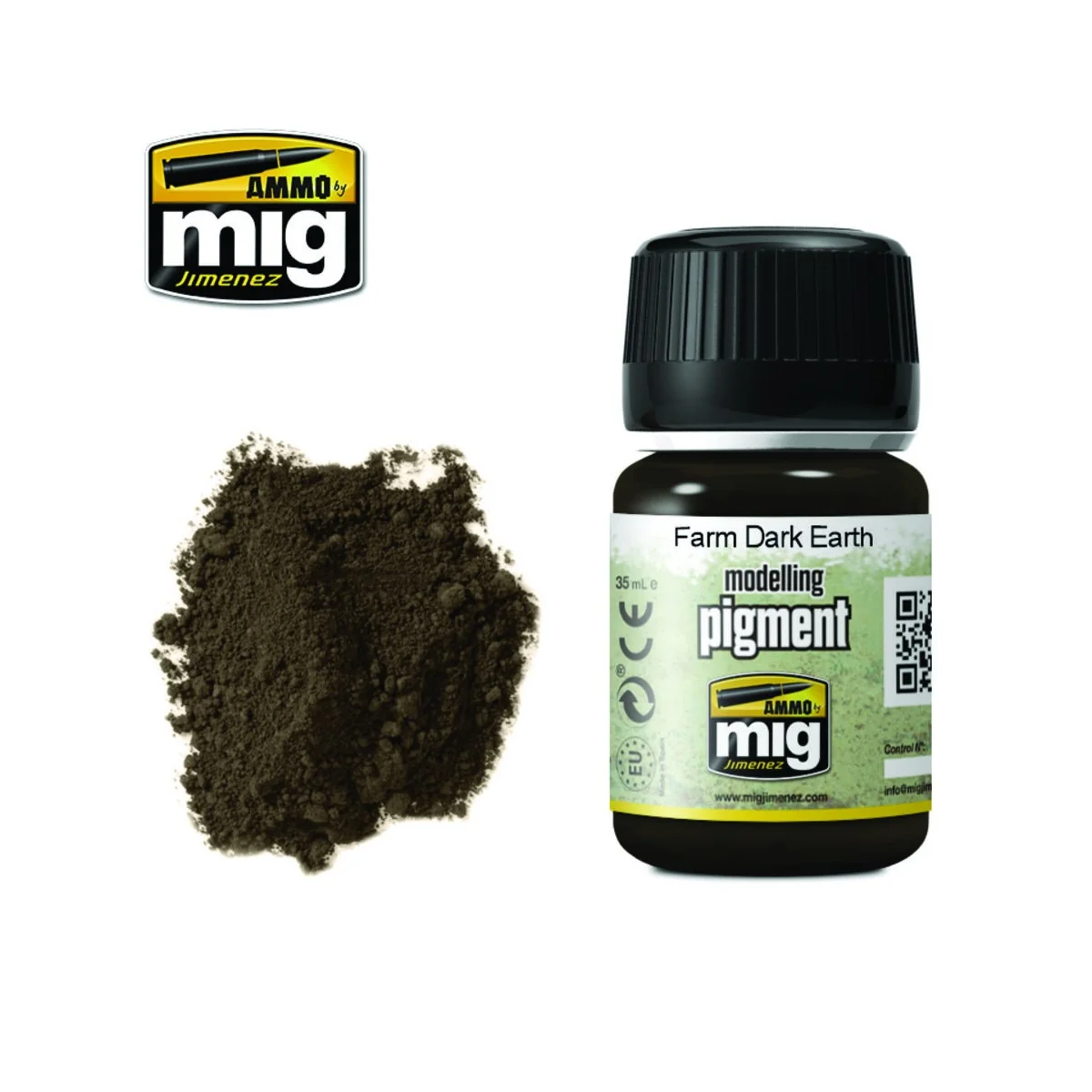 PIGMENT Farm Dark Earth - AMMO by MIG Jimenez A.MIG-3027