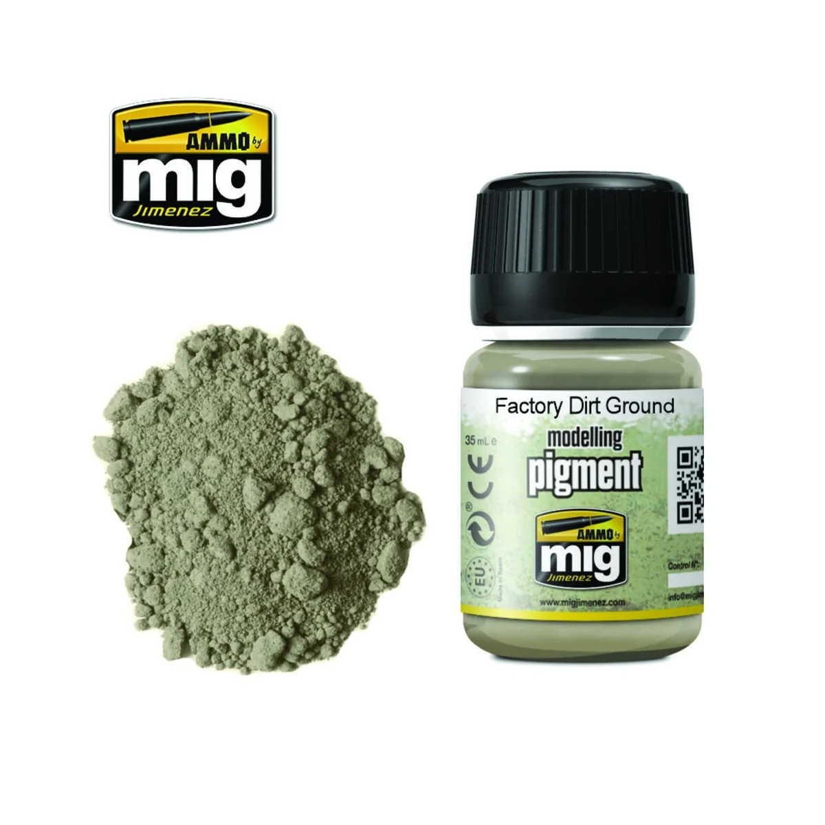 PIGMENT Factory Dirt Ground - AMMO by MIG Jimenez A.MIG-3030