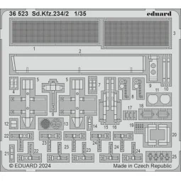 Sd.Kfz.234/2 MINIART, 1/35 - Eduard Accessories 36523