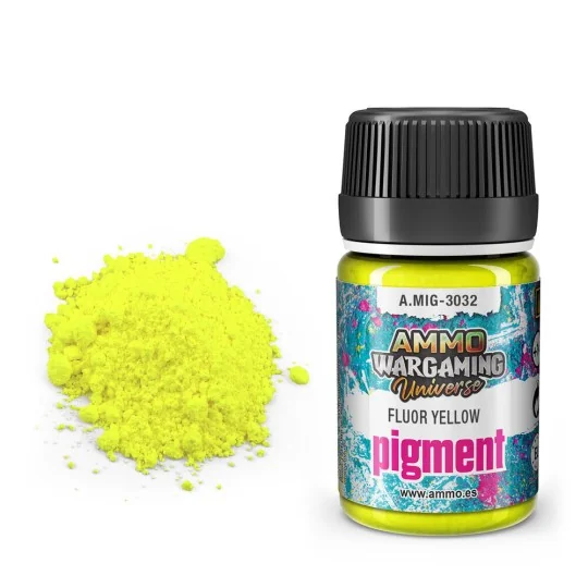 Pigment Fluor Yellow - AMMO by MIG Jimenez A.MIG-3032