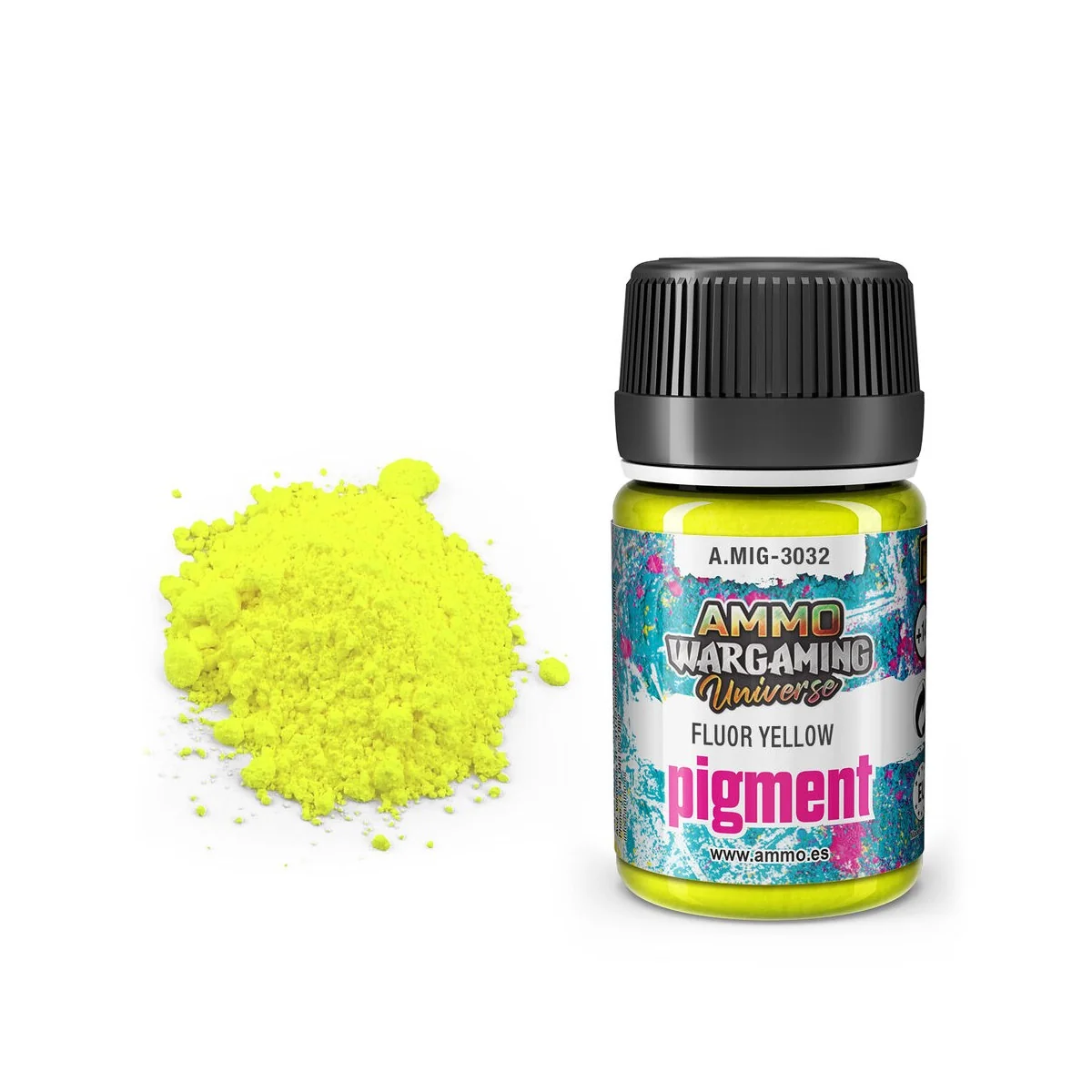 Pigment Fluor Yellow - AMMO by MIG Jimenez A.MIG-3032