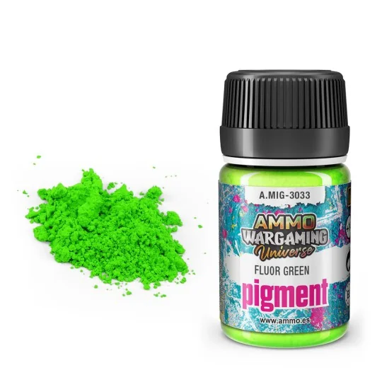 Pigment Fluor Green - AMMO by MIG Jimenez A.MIG-3033