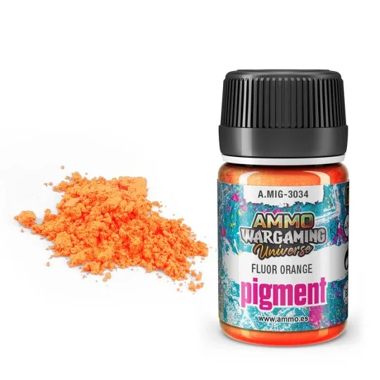 Pigment Fluor Orange - AMMO by MIG Jimenez A.MIG-3034 Pigment Fluor Orange - AMMO by MIG Jimenez A.MIG-3034