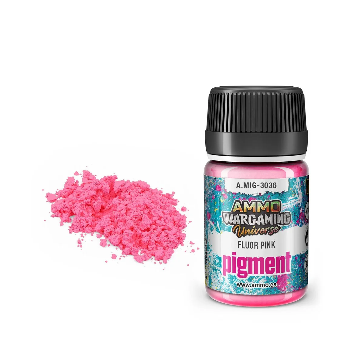 Pigment Fluor Pink - AMMO by MIG Jimenez A.MIG-3036