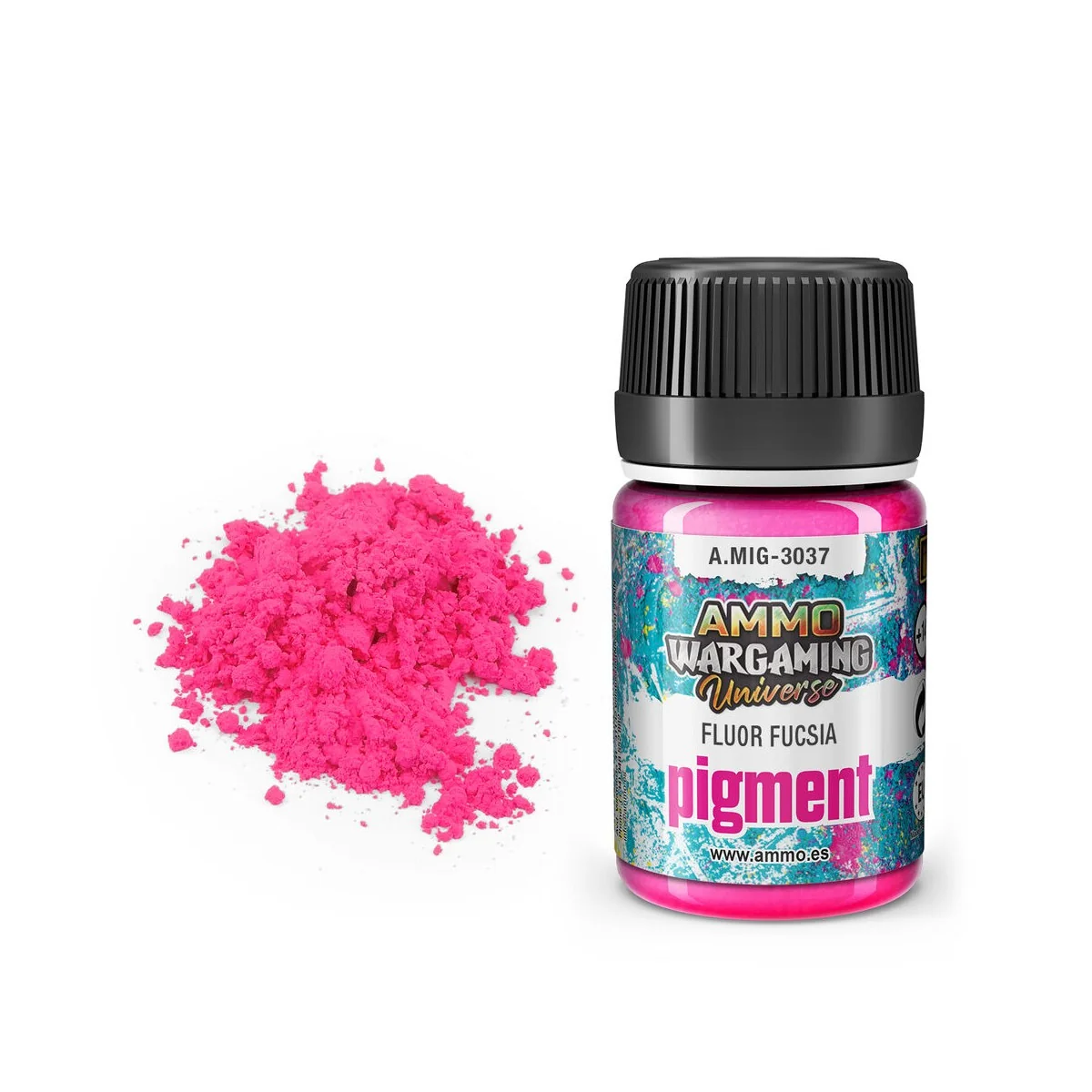Pigment Fluor Fucsia - AMMO by MIG Jimenez A.MIG-3037