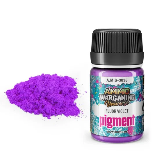 Pigment Fluor Violet - AMMO by MIG Jimenez A.MIG-3038 Pigment Fluor Violet - AMMO by MIG Jimenez A.MIG-3038