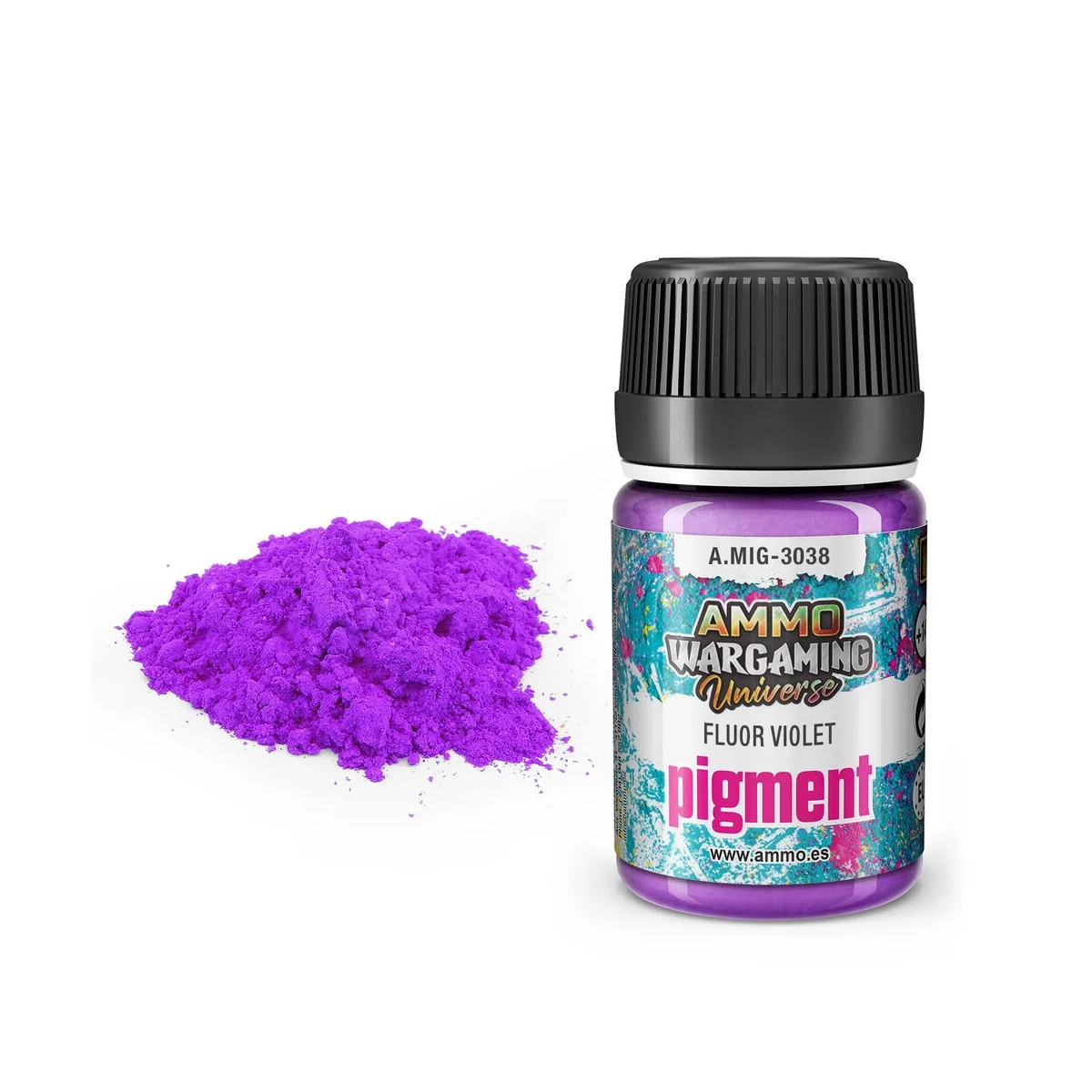Pigment Fluor Violet - AMMO by MIG Jimenez A.MIG-3038