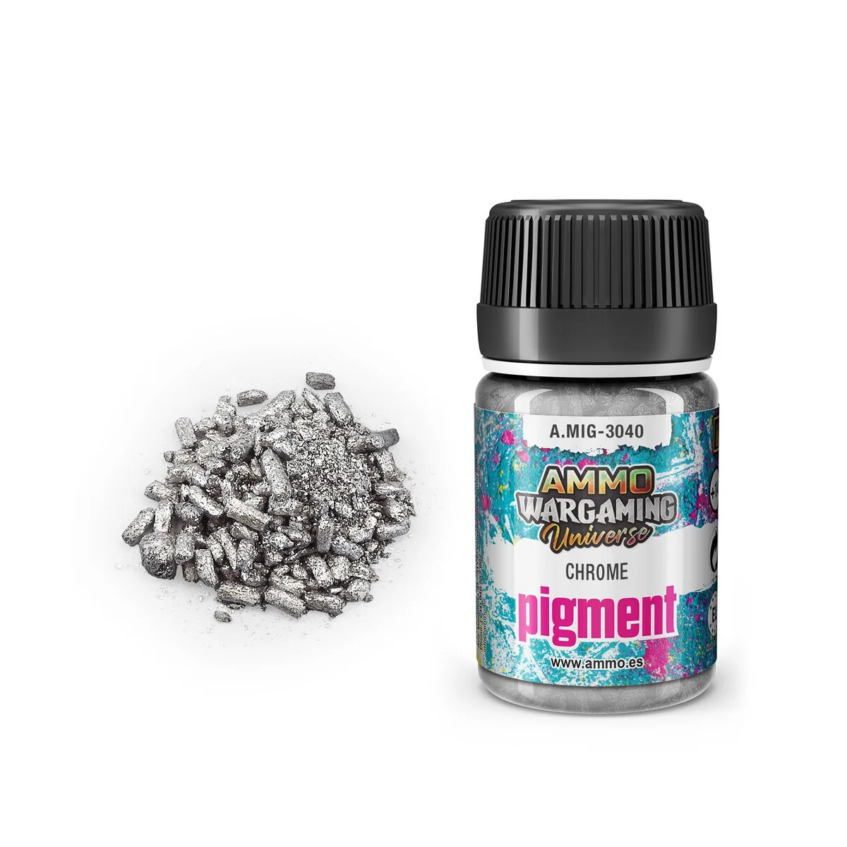 Pigment Chrome - AMMO by MIG Jimenez A.MIG-3040 Pigment Chrome - AMMO by MIG Jimenez A.MIG-3040