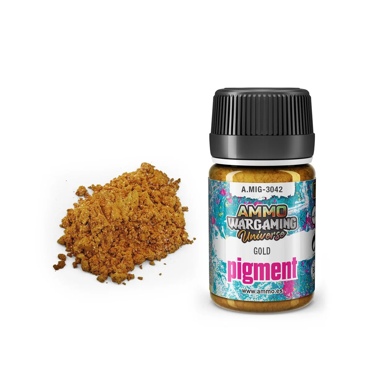 Pigment Gold - AMMO by MIG Jimenez A.MIG-3042 Pigment Gold - AMMO by MIG Jimenez A.MIG-3042