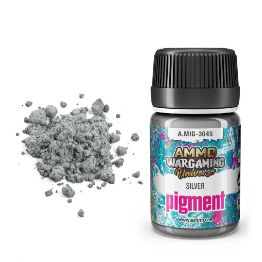 Pigment Silver - AMMO by MIG Jimenez A.MIG-3045