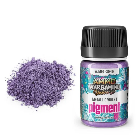 Pigment Metallic Violet - AMMO by MIG Jimenez A.MIG-3049 Pigment Metallic Violet - AMMO by MIG Jimenez A.MIG-3049