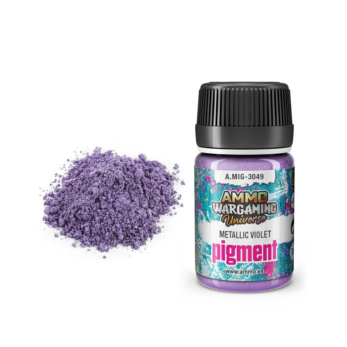 Pigment Metallic Violet - AMMO by MIG Jimenez A.MIG-3049 Pigment Metallic Violet - AMMO by MIG Jimenez A.MIG-3049