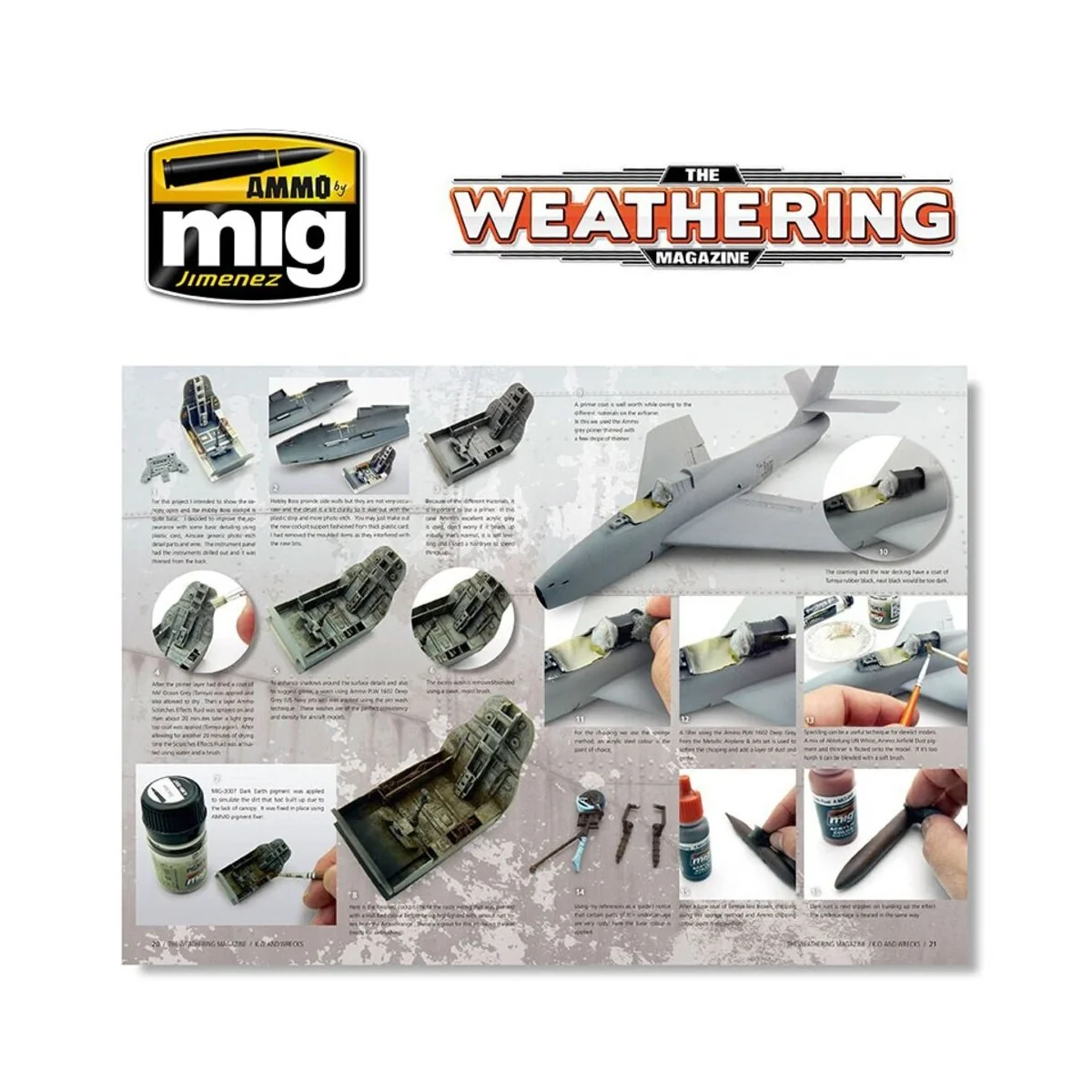 THE WEATHERING MAGAZINE 9 - K.O. and Wrecks (English) - AMMO by MIG...