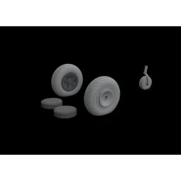 P-47D wheels for Tamiya, 1/72 - Eduard Accessories 672221