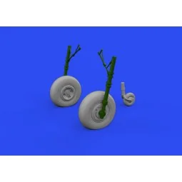 Hurricane Mk.I wheels for ARMA HOBBY, 1/72 - Eduard Accessories 672302