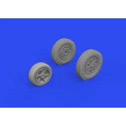 P-39Q wheels PRINT1/72 for ARMA HOBBY, 1/72 - Eduard Accessories 67...