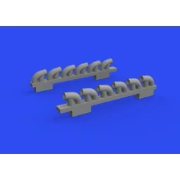 P-39Q exhaust stacks PRINT 1/72 for ARMA HOBBY, 1/72 - Eduard Acces...