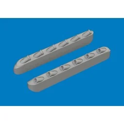 P-51D exhaust stacks w/ fairing PRINT for Arma Hobby, 1/72 - Eduard...