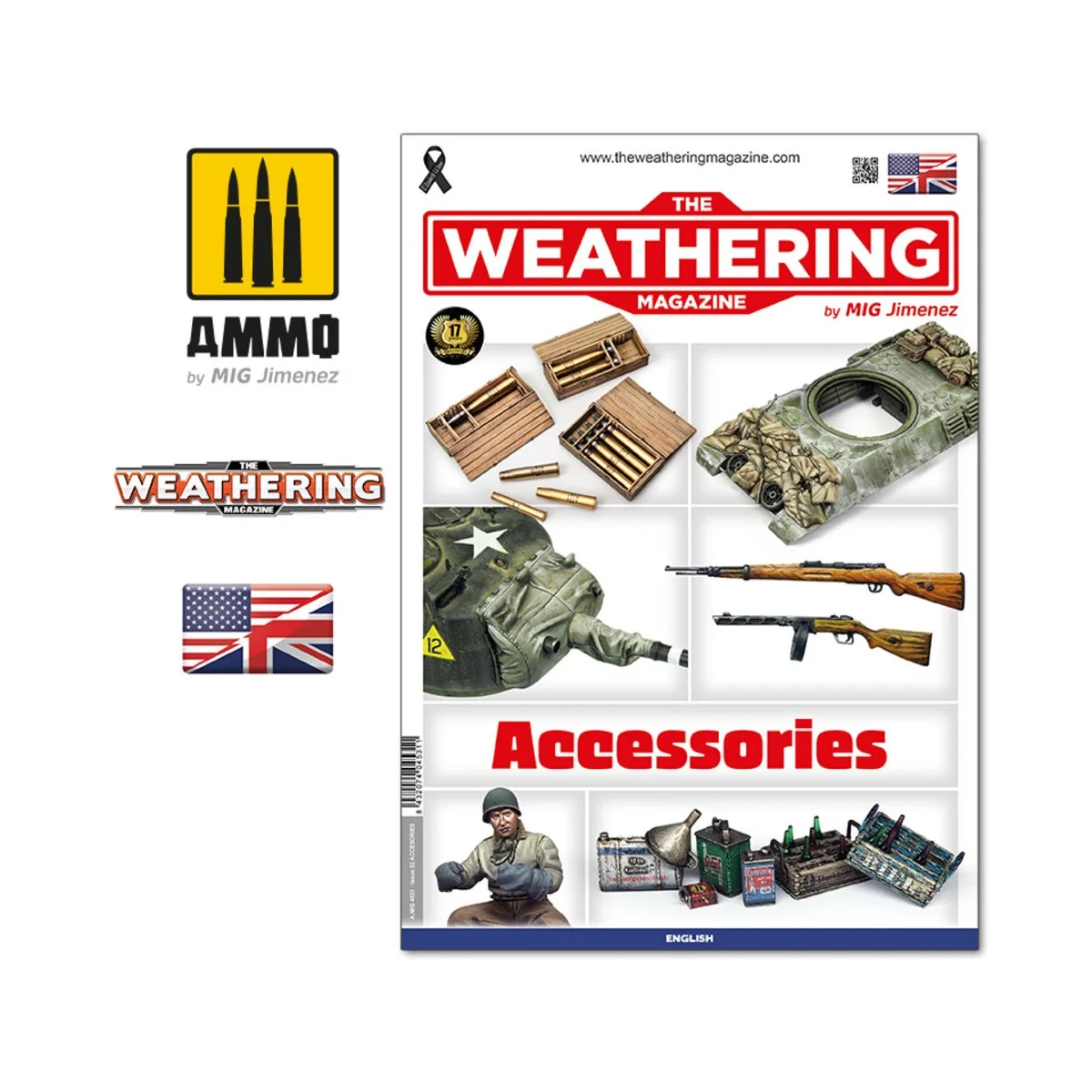 THE WEATHERING MAGAZINE 32 - Accessories (English) - AMMO by MIG Ji...