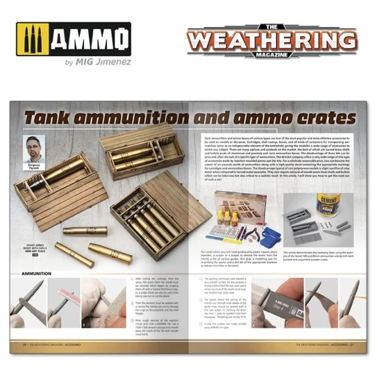 THE WEATHERING MAGAZINE 32 - Accessories (English) - AMMO by MIG Ji...