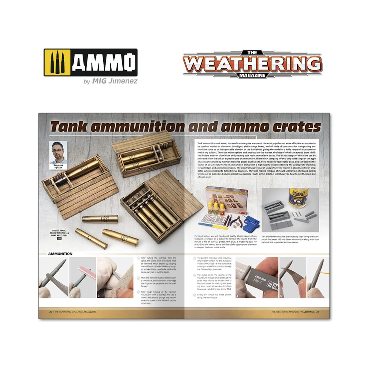 THE WEATHERING MAGAZINE 32 - Accessories (English) - AMMO by MIG Ji...