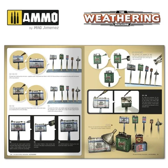 THE WEATHERING MAGAZINE 32 - Accessories (English) - AMMO by MIG Ji...
