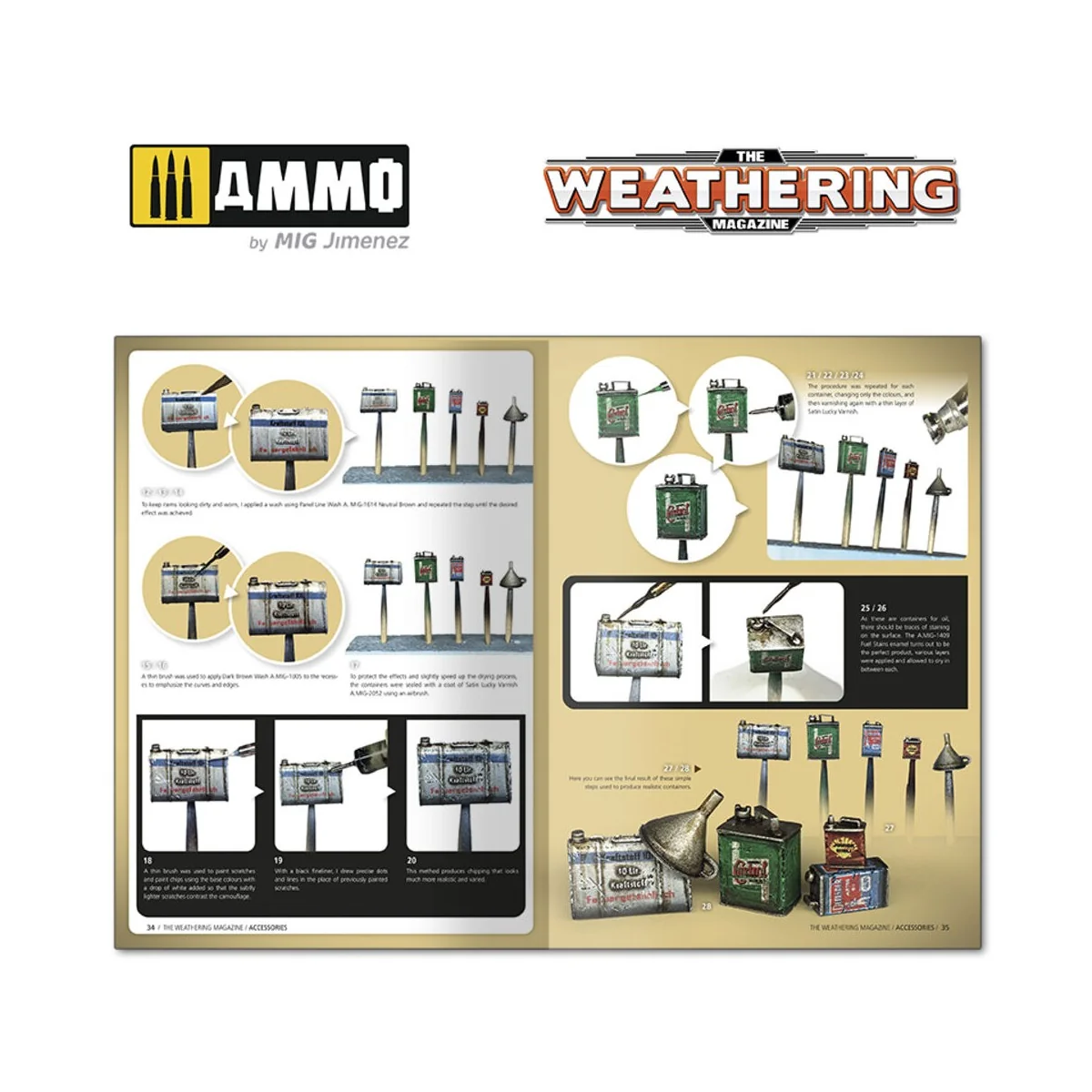 THE WEATHERING MAGAZINE 32 - Accessories (English) - AMMO by MIG Ji...