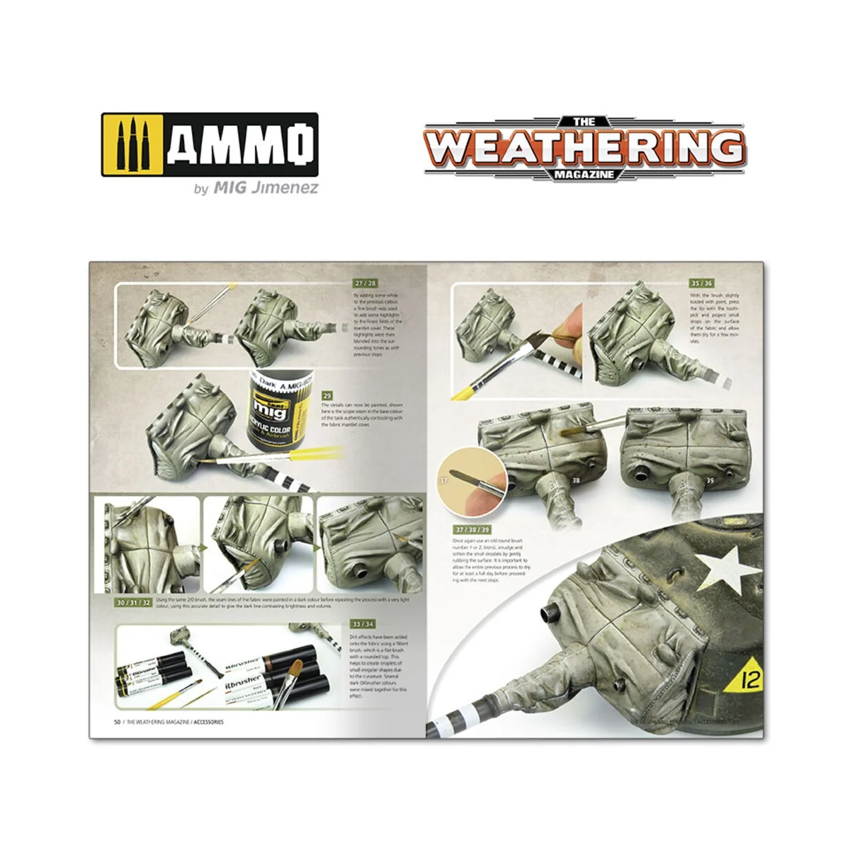 THE WEATHERING MAGAZINE 32 - Accessories (English) - AMMO by MIG Ji...
