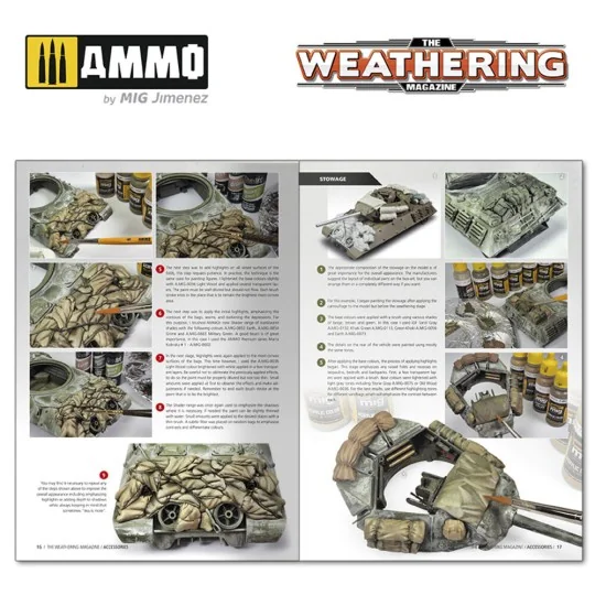 THE WEATHERING MAGAZINE 32 - Accessories (English) - AMMO by MIG Ji...