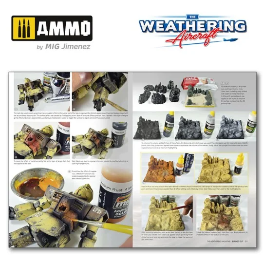 THE WEATHERING MAGAZINE 33 - Burn Out (English) - AMMO by MIG Jimen...