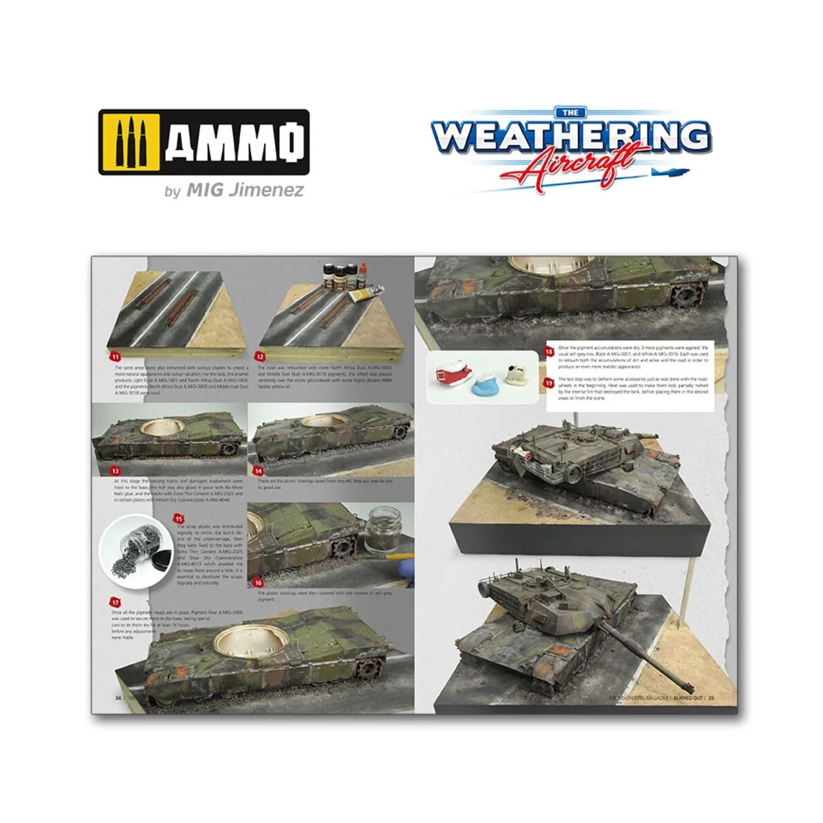 THE WEATHERING MAGAZINE 33 - Burn Out (English) - AMMO by MIG Jimen...