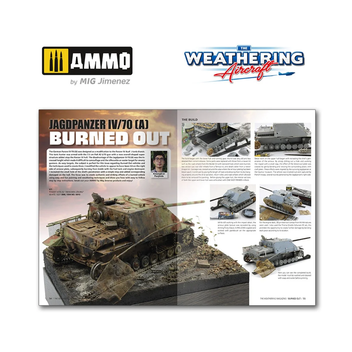 THE WEATHERING MAGAZINE 33 - Burn Out (English) - AMMO by MIG Jimen...