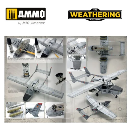 THE WEATHERING MAGAZINE 35 - Grey (English) - AMMO by MIG Jimenez A...