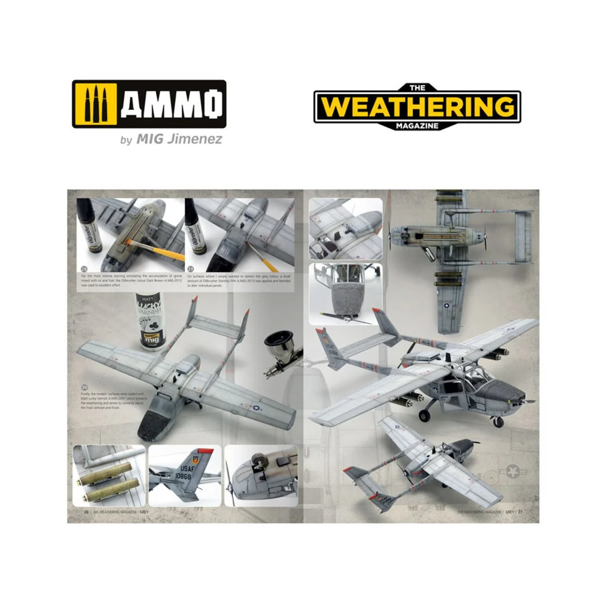 THE WEATHERING MAGAZINE 35 - Grey (English) - AMMO by MIG Jimenez A...