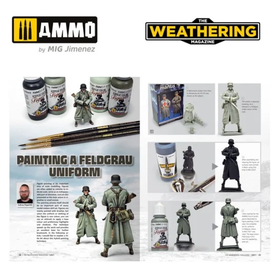 THE WEATHERING MAGAZINE 35 - Grey (English) - AMMO by MIG Jimenez A...