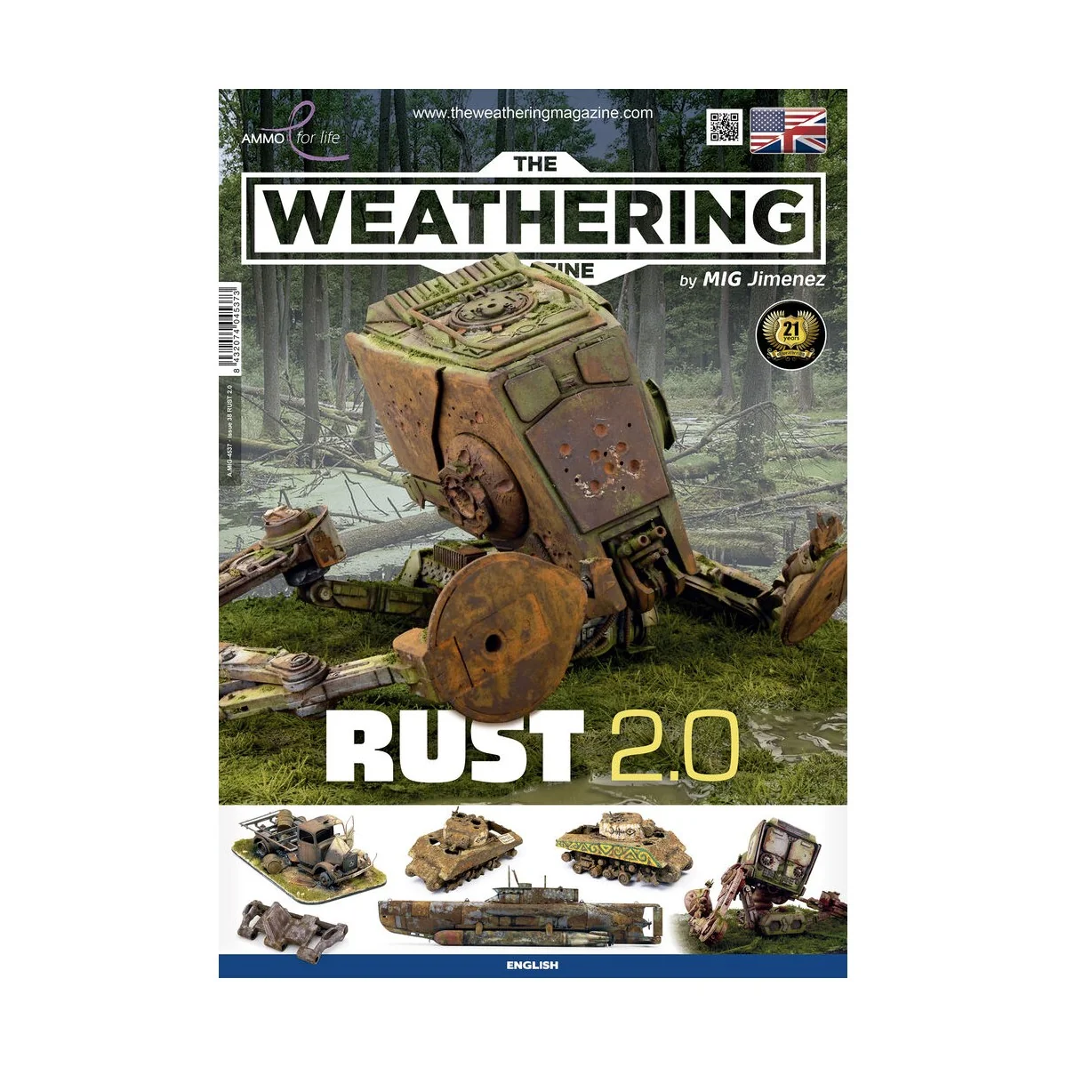 THE WEATHERING MAGAZINE 38 - Rust 2.0 (English) - AMMO by MIG Jimen...