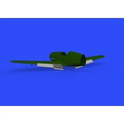 Bf 109F landing flaps for Eduard, 1/48 - Eduard Accessories 648291