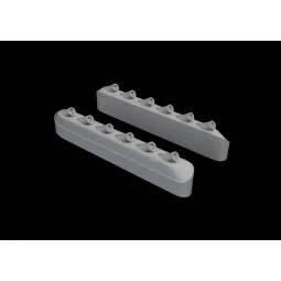 P-51D exhaust stacks w/ fairing for Eduard, 1/48 - Eduard Accessori...