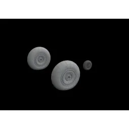 He 111 wheels late for ICM, 1/48 - Eduard Accessories 648543