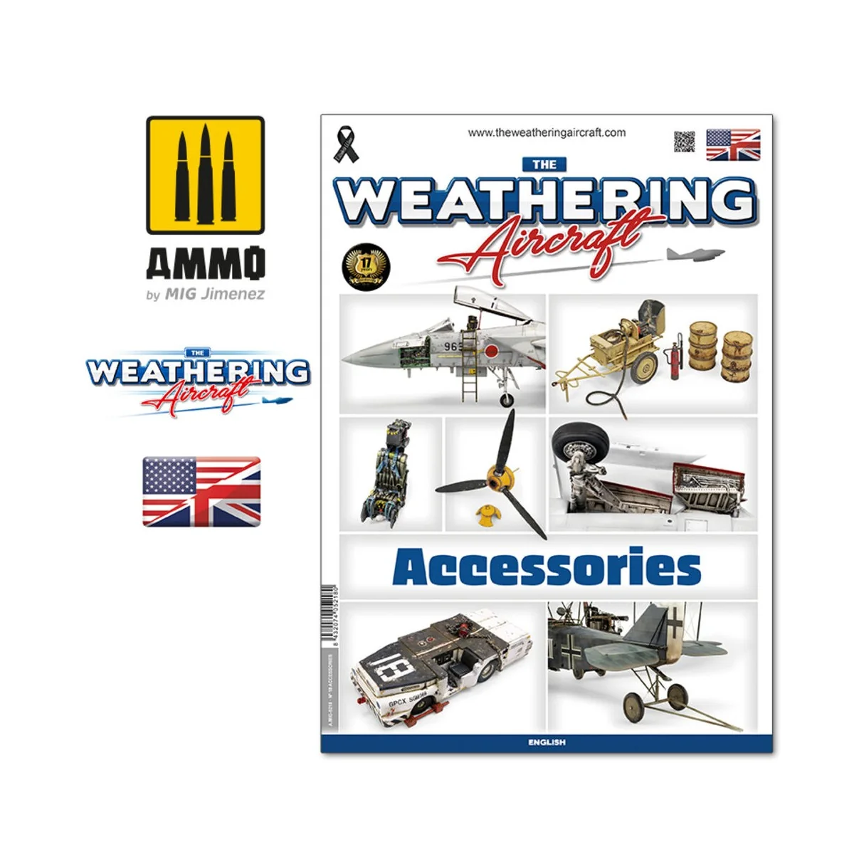 THE WEATHERING AIRCRAFT 18 - Accessories (English) - AMMO by MIG Ji...