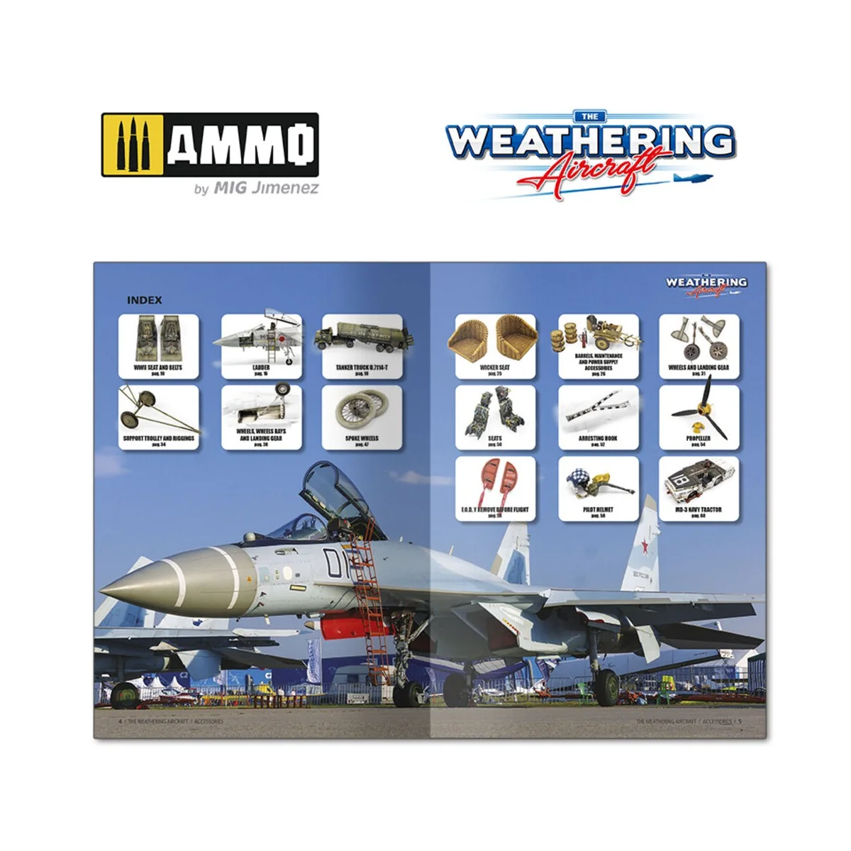 THE WEATHERING AIRCRAFT 18 - Accessories (English) - AMMO by MIG Ji...