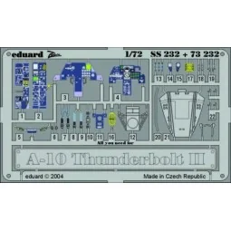 A-10 Thunderbolt II, 1/72 - Eduard Accessories 73232