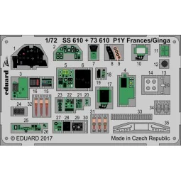 P1Y Frances/Ginga for Hasegawa, 1/72 - Eduard Accessories 73610