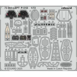 P-51D for Arma Hobby, 1/72 - Eduard Accessories 73863