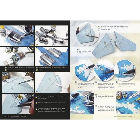 THE WEATHERING AIRCRAFT 25 - Acrylics (English) - AMMO by MIG Jimen...