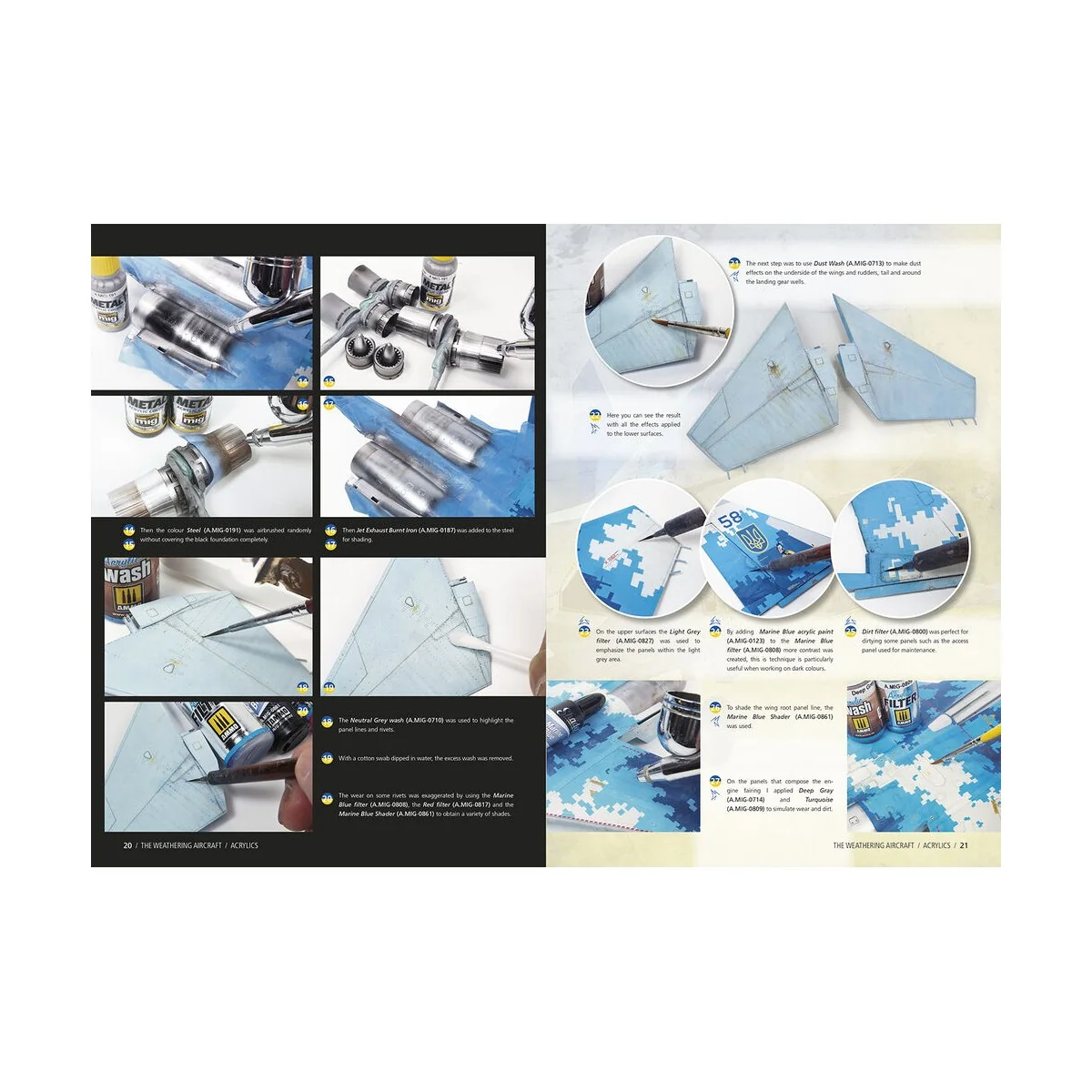 THE WEATHERING AIRCRAFT 25 - Acrylics (English) - AMMO by MIG Jimen...