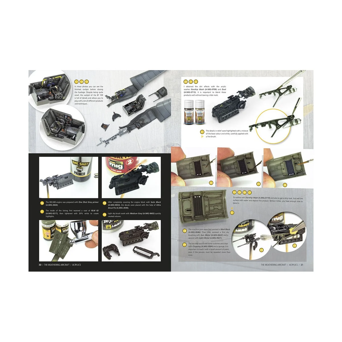 THE WEATHERING AIRCRAFT 25 - Acrylics (English) - AMMO by MIG Jimen...