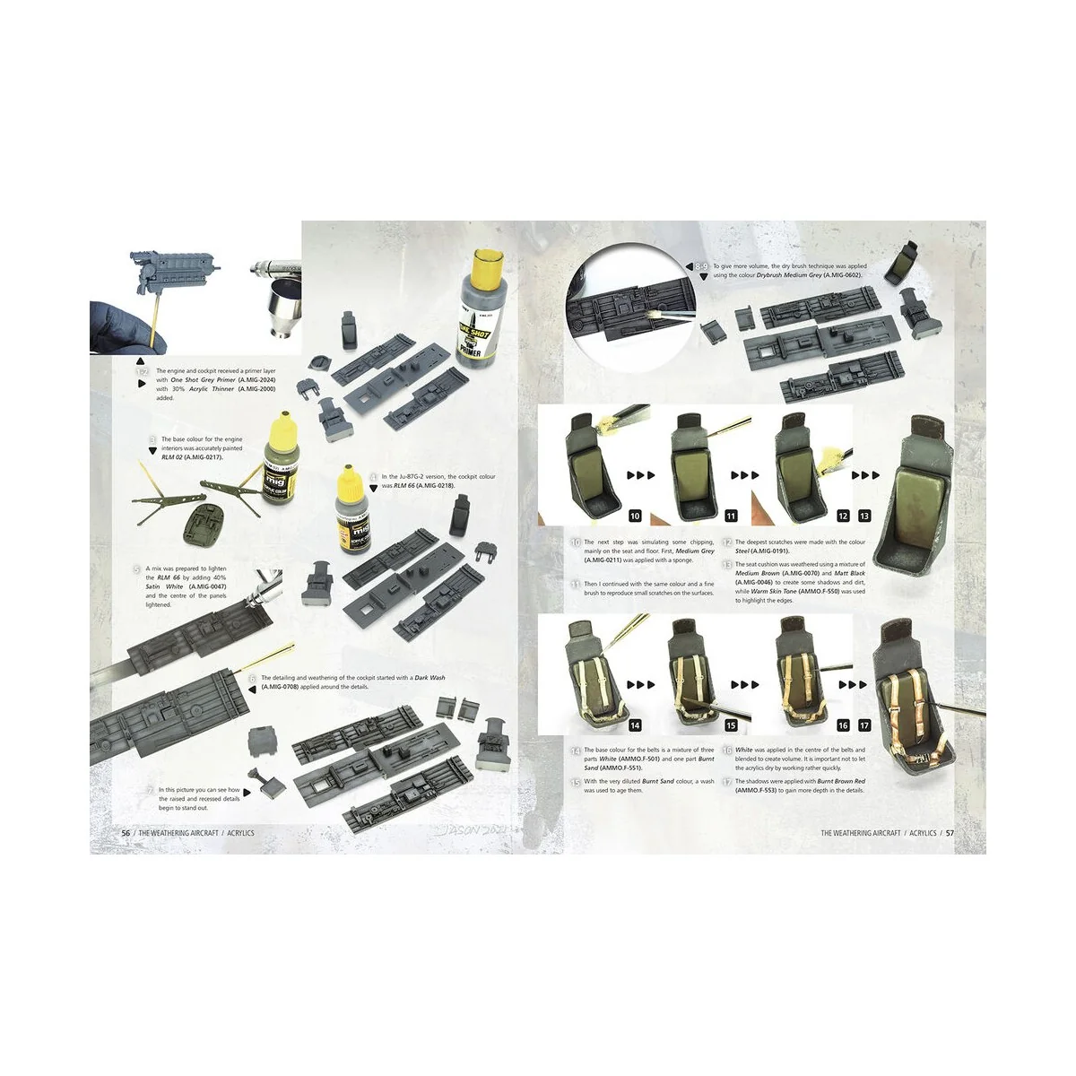 THE WEATHERING AIRCRAFT 25 - Acrylics (English) - AMMO by MIG Jimen...