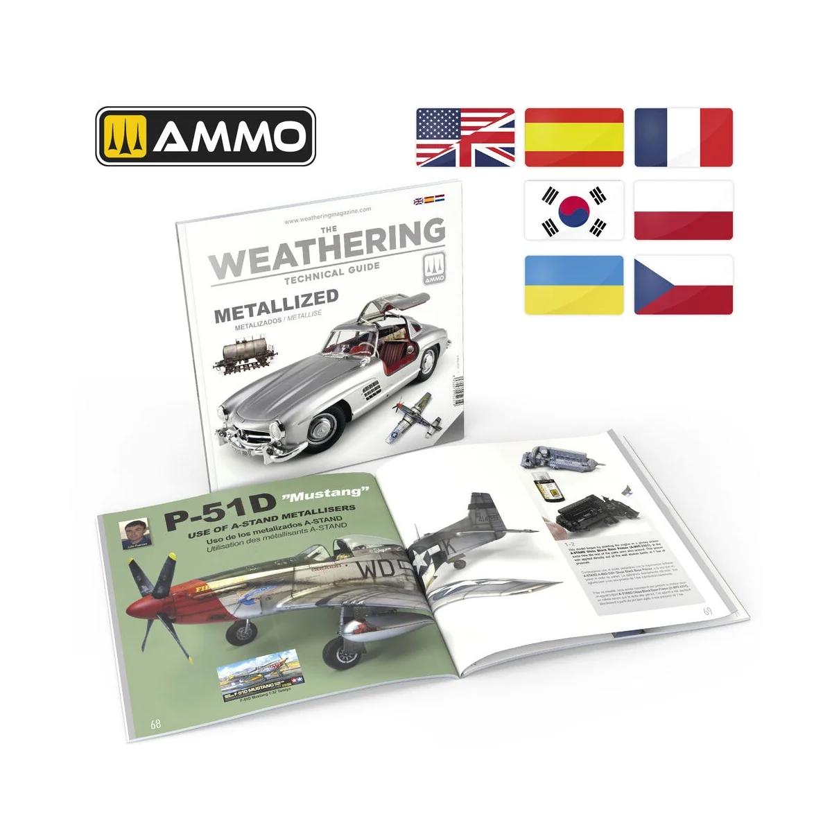 THE WEATHERING TECHNICAL GUIDE 01 - Metallized (English, Castellano...